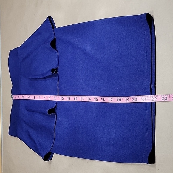 Mossimo Size XS Blue Violet Peplum Pencil Skirt, Exc. Used Condition - Picture 5 of 8